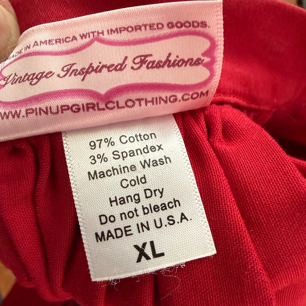 🇮🇹 Pinup Couture Italian Pinup Circle Skirt Pockets - Picture 4 of 10